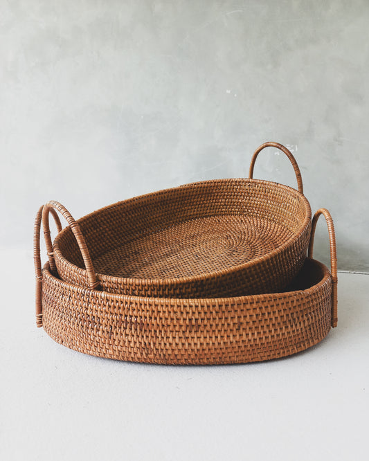 OVAL ATE TRAY