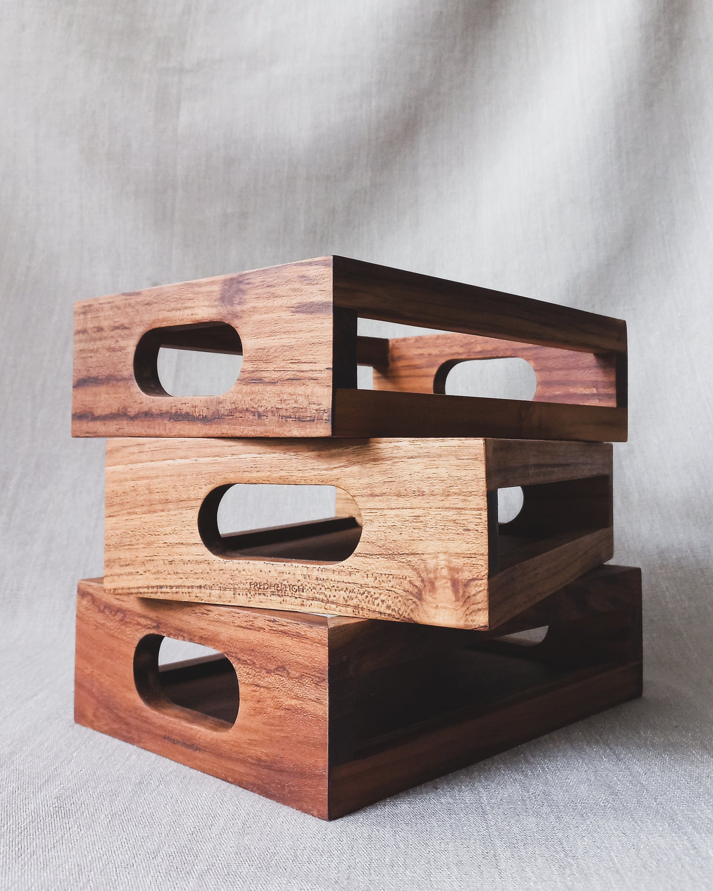 Fredhelligh Rectangular Teak Tray