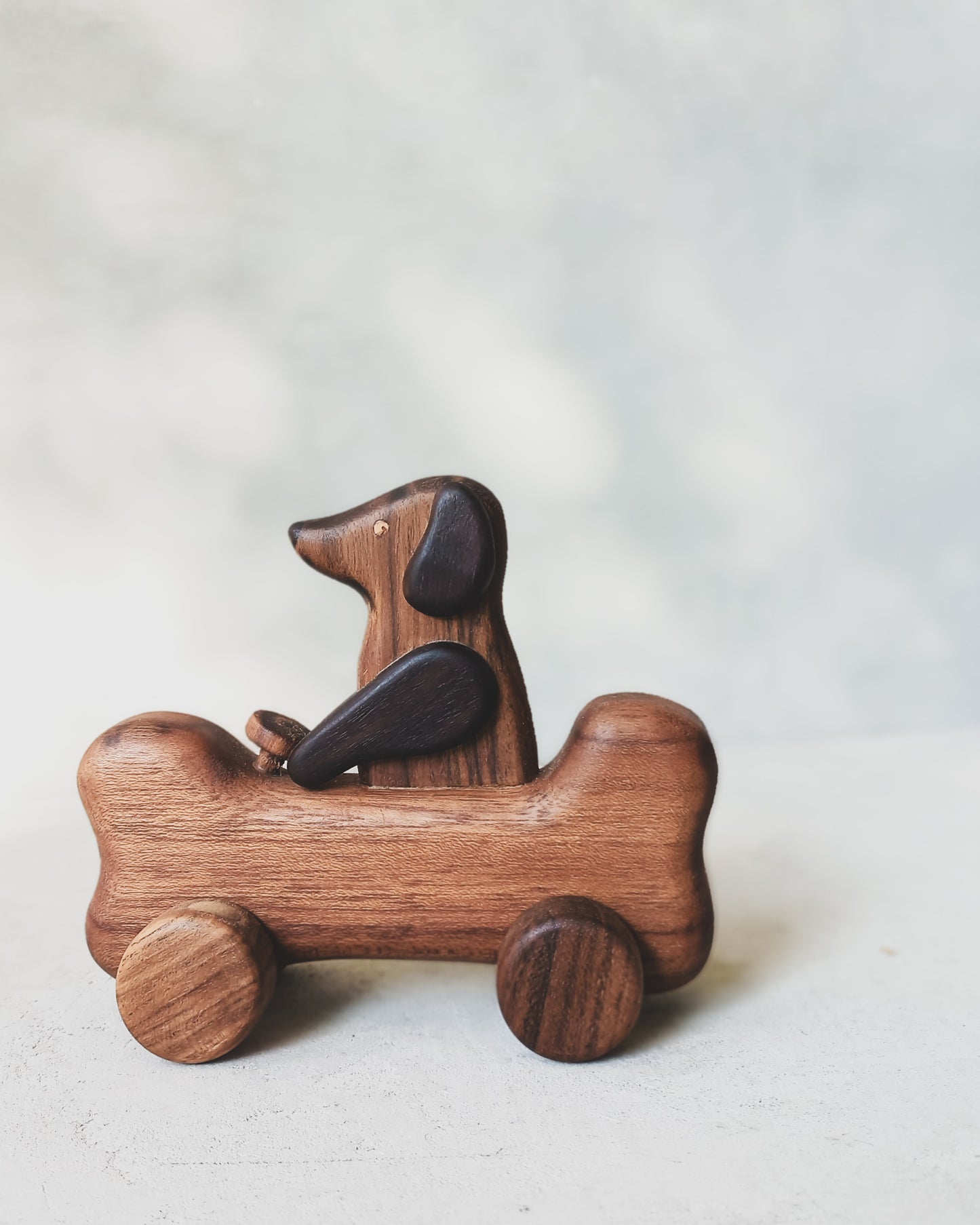 Mr. Pickle On Wheels Wooden Toy