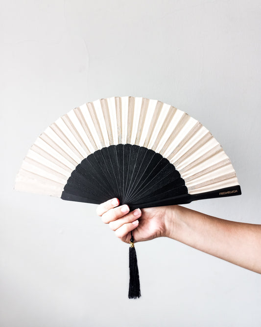 FH WOODEN FOLDING HAND FAN