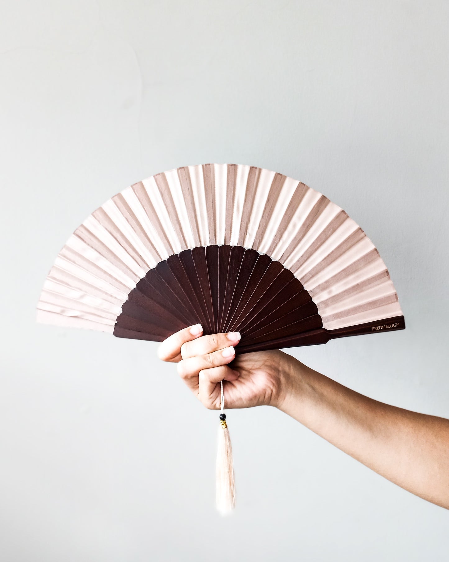 FH WOODEN FOLDING HAND FAN