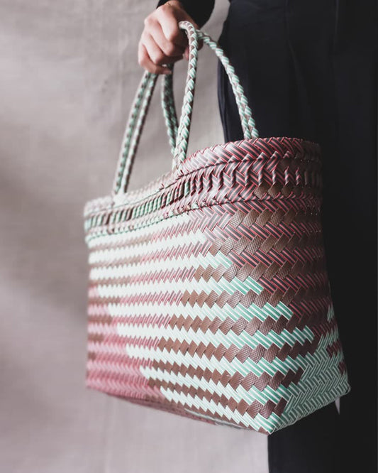 Fredhelligh Market Basket (Brown Green)