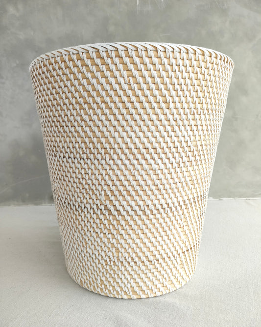 WHITE ATE WASTE BIN