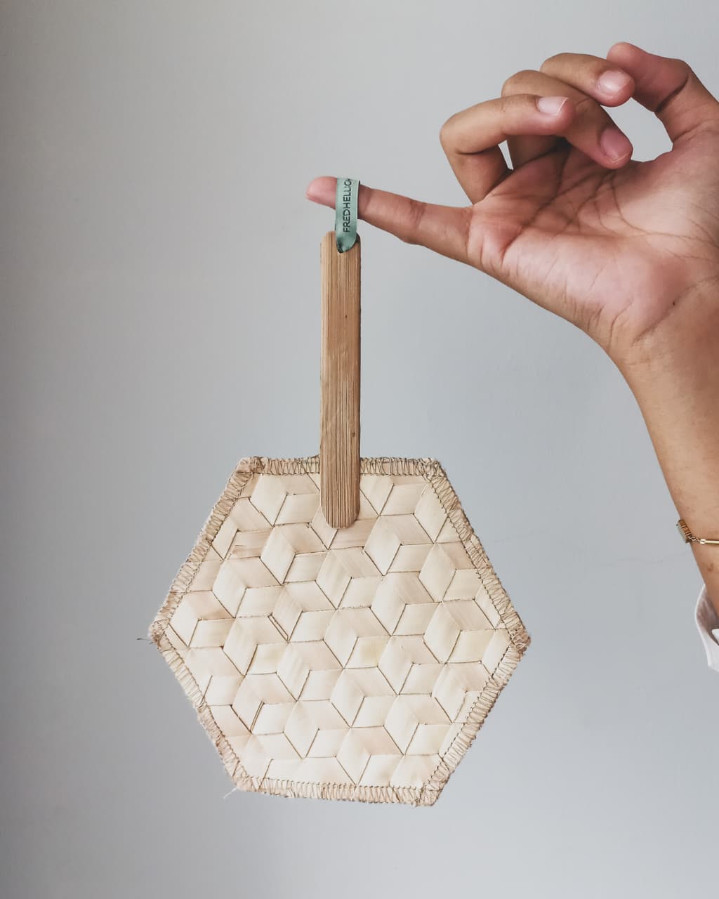 Hexa Lontar Hand Fan