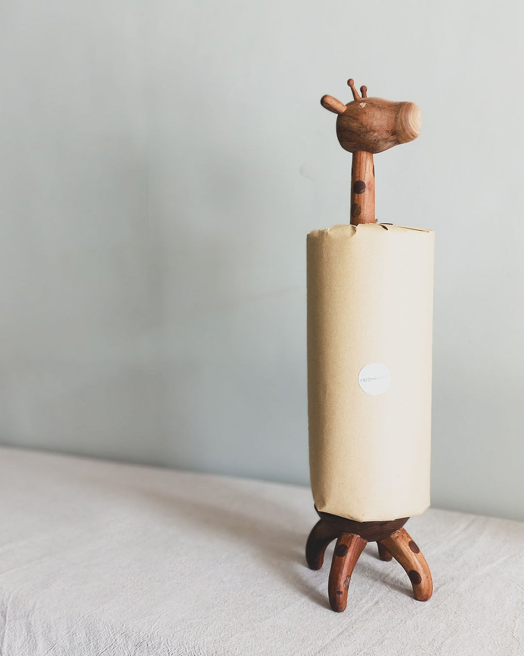 Gigi Wooden Paper Towel Holder