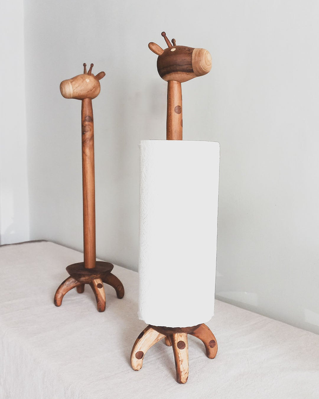 Gigi Wooden Paper Towel Holder