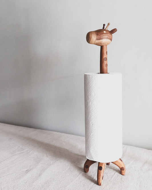 Gigi Wooden Paper Towel Holder