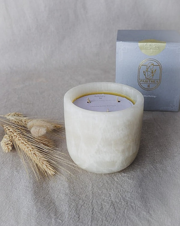 Albine by Pasithea - 3 Wick Beeswax Candle